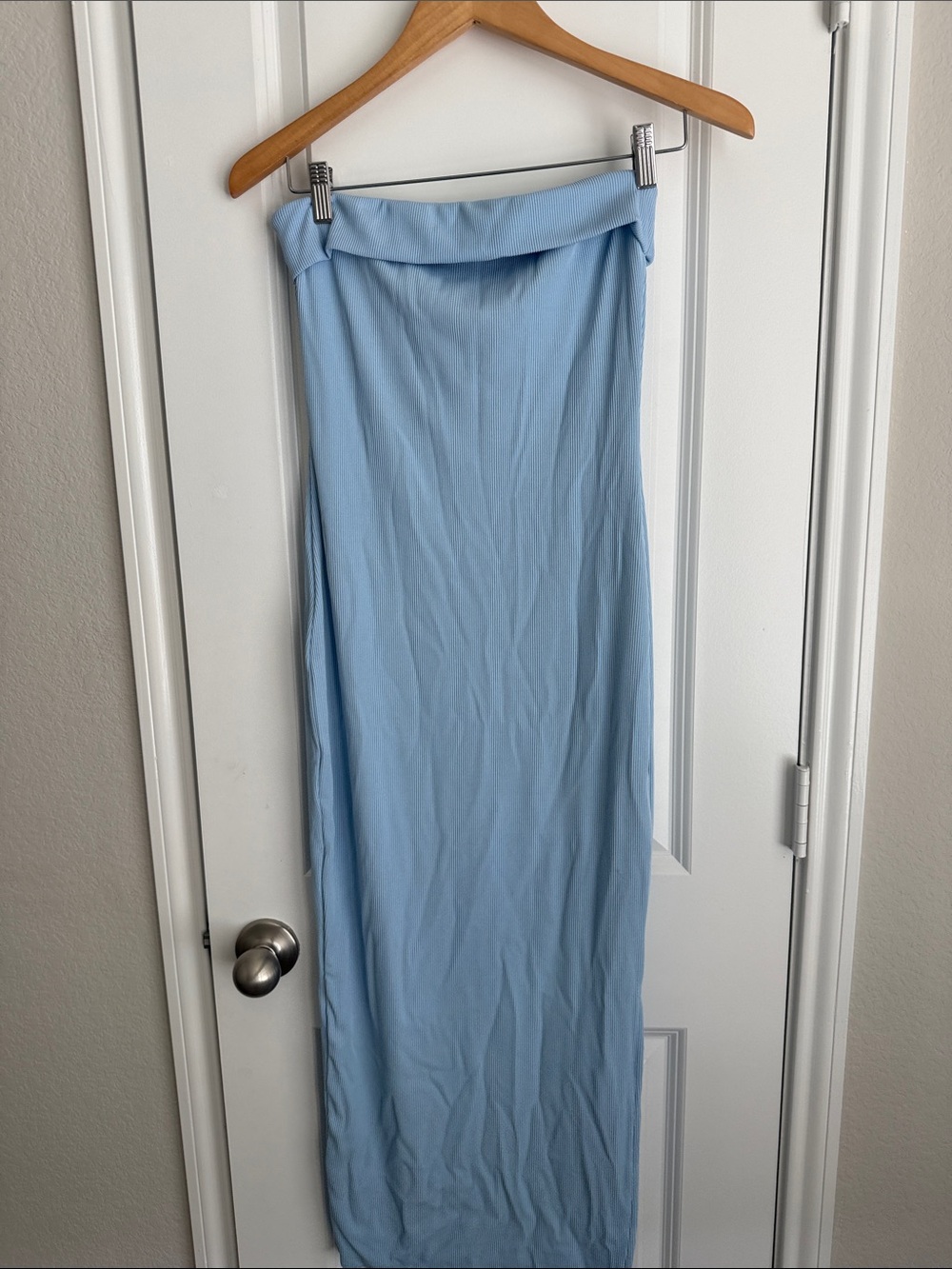 Sky Blue Maxi Tube dress for Women bnwt
